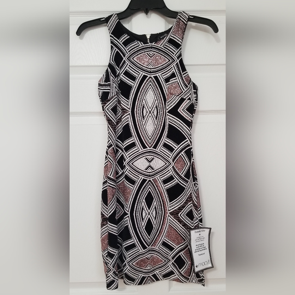 NWT Embellished Sequin Bodycon Dress Size 3